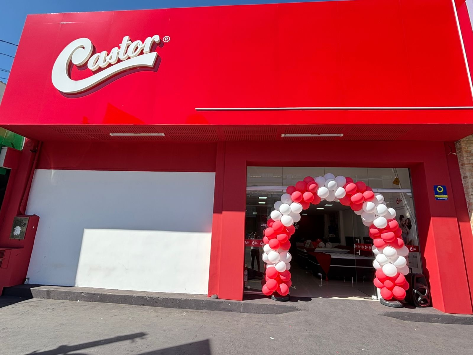 Fachada da Exclusiva Castor Bragança Paulista